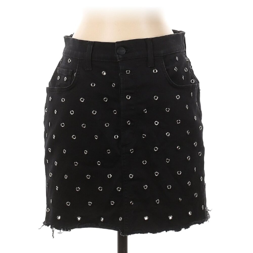 NEW Siwy Studded Denim Mini Skirt